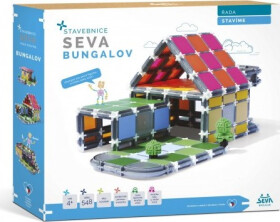 Stavebnice Seva Stavíme Bungalov, 548 dílků