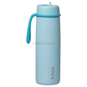B.box 0924 Nerezová termolahev s brčkem 690 ml - lagoon