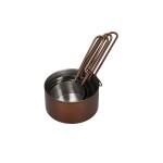 Kitchen Craft Odměrky MasterClass – set 4 ks, měděná barva, kov