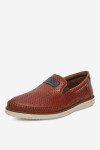 Polobotky Rieker B2356-24 Přírodní kůže (useň) - Lícová