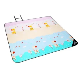 NILS Camp NC8028 žirafa / Pikniková deka / 195 x 200 cm (5907695549614)