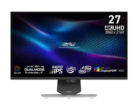 27" MSI MPG 274URDFWDE E16M černá / QLED / UHD/ IPS / 16:9 / 0.5ms / 1000:1 / 400cd-m2 / HDMI+DP / VESA (9S6-3CF09H-021)