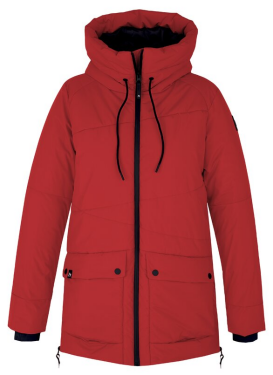 Dámský zimní kabát Hannah Rebeca high risk red