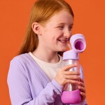 B.box Láhev na pití s brčkem 600 ml - sugar plum