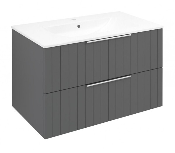 SAPHO - CIRASA umyvadlová skříňka 79,8x52x46cm, carina strip CR801-4141S
