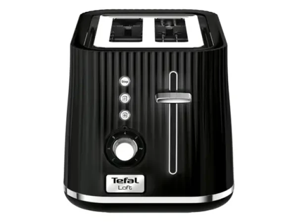 Tefal Loft TT761838 černá / Topinkovač / 850 W / 2 sloty (TT761838)