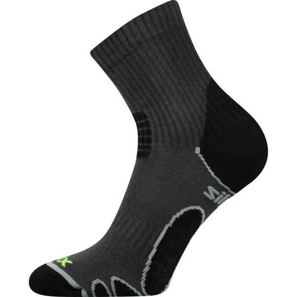 VOXX Ponožky sportovní SILO s ionty stříbra TMAVĚ ŠEDÉ 35-38 110584