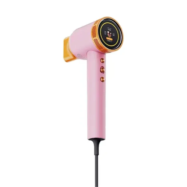 Powerton SMART IONAI růžová / Plazmový fén na vlasy s AI / 1600W / 3 rychlosti / 3 teploty (WPHD1P)