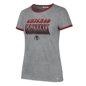 Dámské tričko Chicago Blackhawks NHL Letter Ringer Velikost: M
