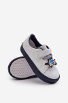 Dětské tenisky s přezkou bílo-modré Pennyn 25