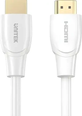 Unitek HDMI kabel bílá / Kabel / HDMI 2.0 / 4K / 1 m (C11090AWH03-1M)