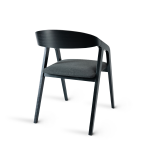 NábytekProNás Jídelní židle křesílko FRAME - buk černá (zakázkové látky)