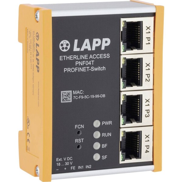 LAPP 21700140 ETHERLINE® ACCESS PNF04T průmyslový ethernetový switch