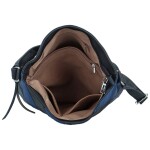 Trendy dámská koženková crossbody kabelka Argiris, modrá