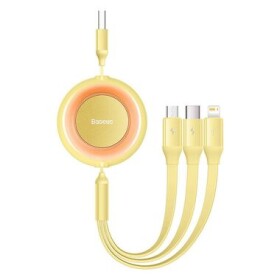 Baseus Bright Mirror Kabel 3v1 MicroUSB/USBC/Lightning 3,5A