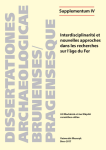 Interdisciplinarité et nouvelles approches dans les recherches sur l’âge du Fer - Cannot Anna, Josef Wilczek, Thibault Le Cozanet, Julie Remy
