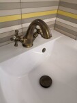 RAV Slezák - MORAVA RETRO - Umyvadlová baterie bez výpusti, Stará mosaz (Bronz), 1/2" MK328.5SM