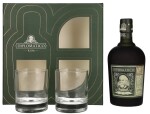 Diplomático RESERVA EXCLUSIVA Rum 40% 0,7 l (dárkové balení 2 skleničky)
