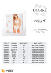 Kalhotky DC Girl 26346 A2, balení, velikosti M–XL ecru XL