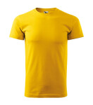 Basic tričko pánské žlutá 3XL