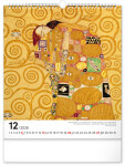 Nástěnný kalendář 2026 NOTIQUE - Gustav Klimt, 30 x 34 cm