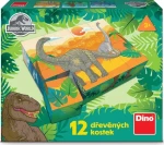 DINO Obrázkové kostky Jurský svět