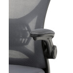 Kancelářská židle, houpací mechanismus, šedá, KA-K2021 GREY