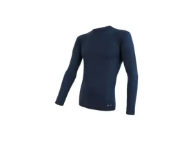 Sensor Merino DF pánské triko dlouhý rukáv Deep Blue vel. M
