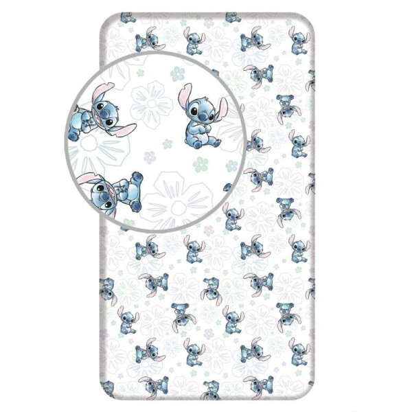 Prostěradlo - Lilo and Stitch "Ohana White"