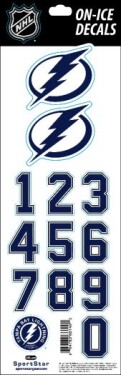 Sport Star Samolepky na helmu Tampa Bay Lightning NHL Decals Royal