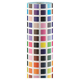 Dárkový papír "Cubicolor", šířka 70cm, délka 100m
