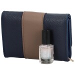 Trendy dámská koženková peněženka Lissia, modrá