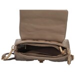 Trendy dámská koženková crossbody kabelka Ingmax, taupe