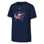 Outerstuff Dětské tričko Adam Fantilli #19 Columbus Blue Jackets NHL Flat Name & Number Short Sleeve Cotton Velikost: Dětské XL (170 – 176)