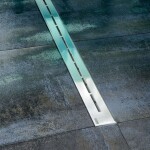 RAVAK - Runway Sprchový odtokový žlab 75 cm, do prostoru, nerez X01622