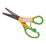 APLI APLI, A20005, školní nůžky s jmenovkou, mix barev, 1 ks Barva: Modrá