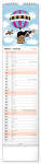 Nástěnný kalendář 2027 Notique kravata Krteček – Krtko, 12 x 48 cm