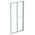 IDEAL STANDARD - Connect 2 Skládací sprchové dveře 70 cm, silver bright/čiré sklo K9283EO