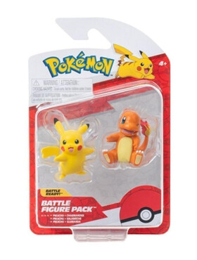 Pokémon akční figurky - mix druhů (Charmander Pikachu, Squirtle Pikachu, Bulbasaur Pikachu)