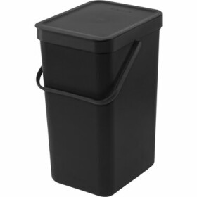 Brabantia Sort Go Odpadkový koš 16 L tmavě šedá / s rukojetí / plast / 22 x 40.1 x 27.9 cm (109966)