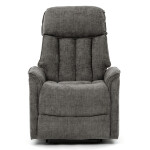 Polohovací křeslo, elektrické kabelové ovládání, šedá, látka, TV-H9727 GREY2