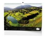 Nástěnný kalendář 2026 Baloušek - Golf - české resorty