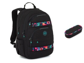 Studentský batoh s tropickými popruhy Topgal VIKI 26035 SET SMALL
