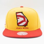 Mitchell & Ness Pánská kšiltovka Atlanta Hawks NBA Georgia Insider Snapback