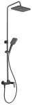 AQUALINE - FLERY sprchový/vanový sloup s pákovou baterií, otočné ramínko, gun metal FY690GM