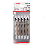 Bosch 5dílná sada pilových plátků do kmitacích pil Wood and Metal Basic T 119 BO; T 119 B; T 11 C; T 118 A; T 118 B