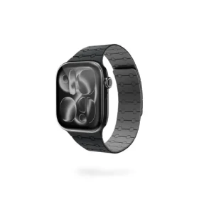 Epico Magnetic+ Silicone magnetický řemínek pro Apple Watch SE (40mm)/Series 1-11 (38/40/41/42mm) černá (63318101300005)