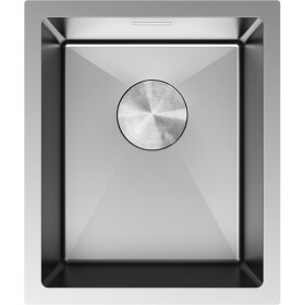 MEXEN - Trixo ocelový dřez 1-bowl 370 x 440 mm, nerez 6412371000-01