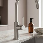 REA - Kuchyňská baterie Rivo Brush Nickel REA-B9340