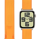 OBAL:ME Textilní řemínek pro Apple Watch 42-49 mm M-L oranžová / Řemínek pro Apple Watch / Textilní (57983130780)